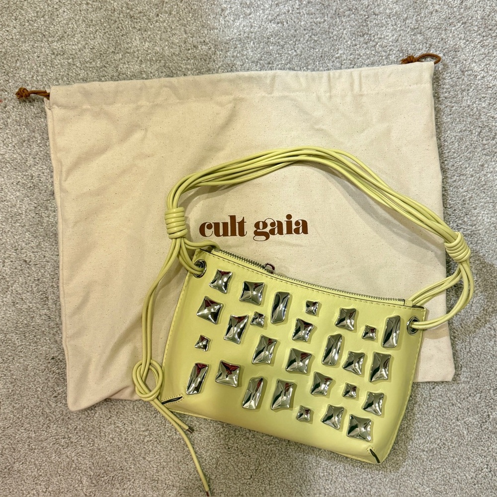 Cult Gaia Malaya Shoulder Bag - Yellow Sorbet